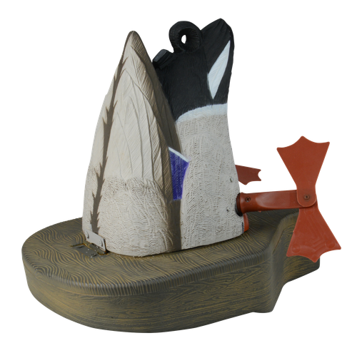 HIGDON DECOYS 53012 XS Crazy Kicker Mallard Drake Black/Gray Rechargeable 12V Li-ion Mallard Drake w/Timer                                                                                              