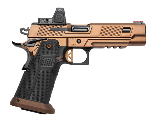 CNC Firearms CNC2K11ROGUERMR Kimber 2K11 Rogue w/Optic Limited Edition 9mm Luger 20+1 5" Custom Copper PVD Stainless Steel Lightening Cut w/Trijicon RMR 3.25 MOA Red Dot Slide, Custom Copper PVD Stain