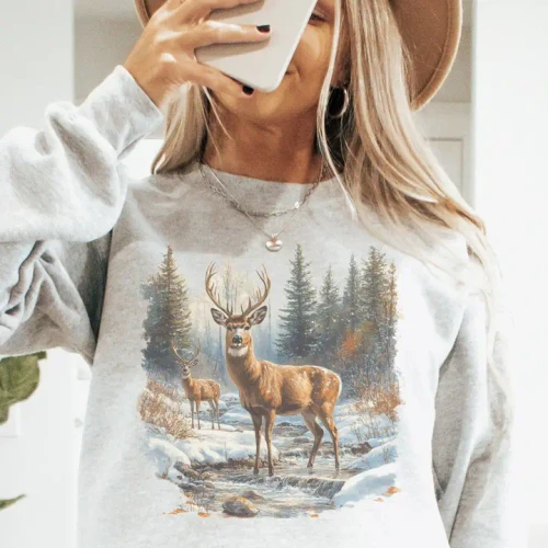 VINTAGE DEER SWEATHSHIRT