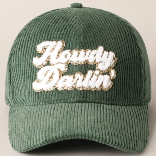 HOWDY DARLIN' CORDUROY CAP