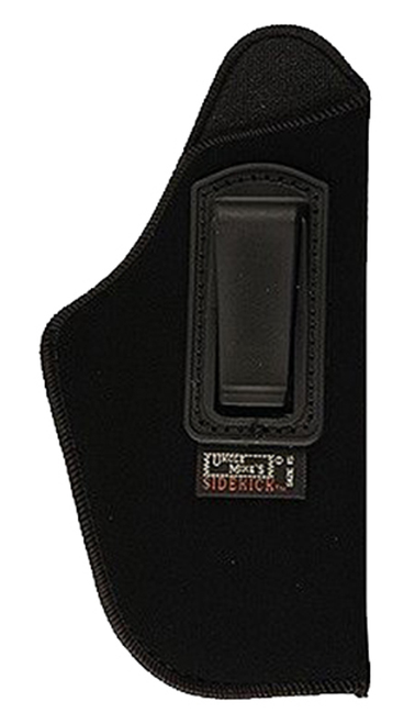 Uncle Mike's 89162 Inside The Pants Holster IWB/OWB Size 16 Black Suede Like Belt Clip Fits Med/Large Semi Autos Fits 3.25-3.75" Barrel Left Hand                                                       