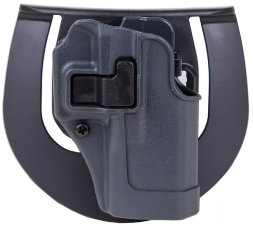 Blackhawk 413502BKR Serpa CQC Sportster OWB Gun Metal Gray Polymer Paddle Compatible w/Glock 19/23/32/36/45  Right Hand                                                                                 