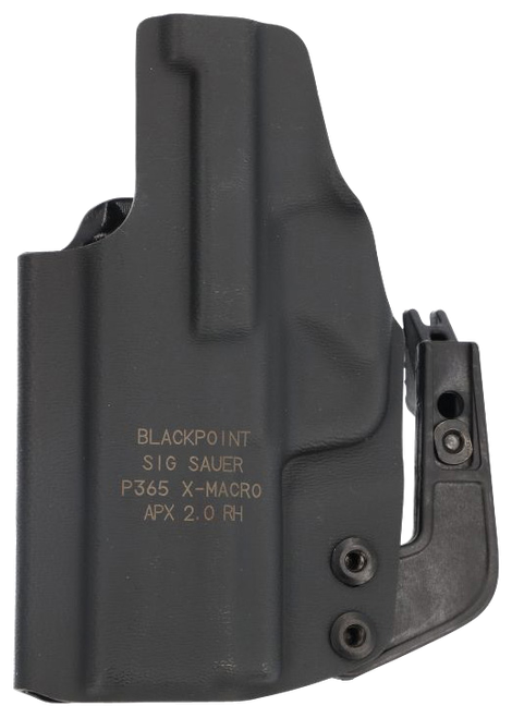 Sig Sauer 8901258 Tactical  IWB Black Fits Sig P365-XMACRO Belt Clip Right Hand                                                                                                                         