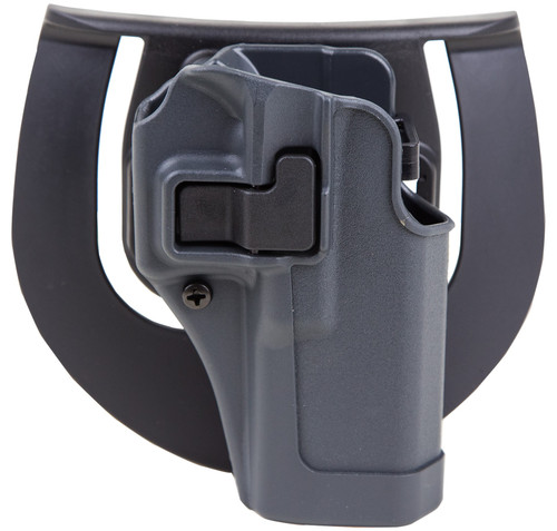 Blackhawk 413504BKR Serpa CQC Sportster OWB Size 04 Gun Metal Gray Polymer Paddle Fits Beretta 92/96/M9 Right Hand                                                                                      