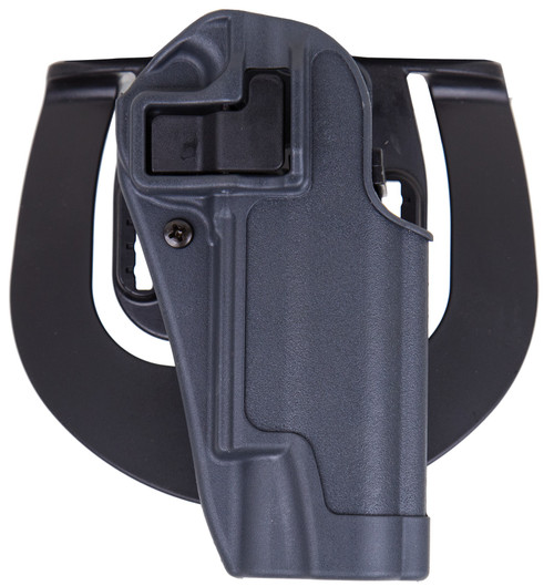 Blackhawk 413514BKR Serpa CQC Sportster OWB Size 14 Gun Metal Gray Polymer Paddle Fits HK USP Right Hand                                                                                                