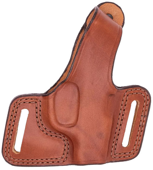 Bianchi 12839 Black Widow  OWB Size 02 Tan Leather Belt Slide Fits Ruger Security-Six Fits S&W K Frame 2-4" Right Hand                                                                                  