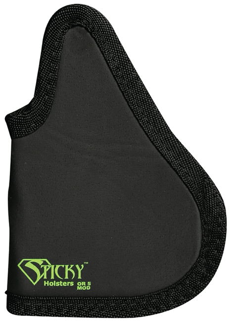 Sticky Holsters OR5MOD OR-5 Modified Black Cordura/Foam, Compatible w/Sig P365, Springfield Hellcat, Glock 42, Springfield XDS, Ambidextrous                                                            