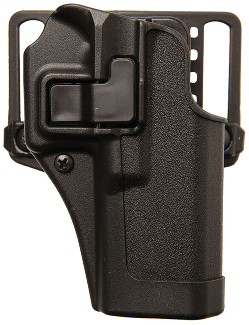 Blackhawk 410530BKR Serpa CQC  OWB Size 30 Matte Black Polymer Belt Loop/Paddle Compatible w/Glock 29/30/39 Right Hand                                                                                  