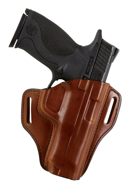 Bianchi 25016 57 Remedy  OWB Size 10 Tan Leather Belt Slide Fits Colt 1911 Government Right Hand                                                                                                        