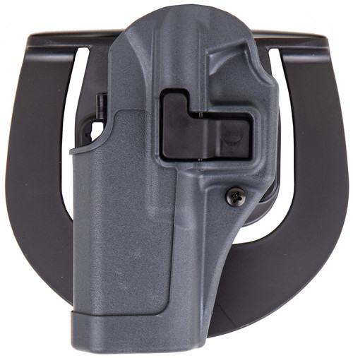 Blackhawk 413500BKL Serpa CQC Sportster OWB Size 00 Gun Metal Gray Polymer Paddle Compatible w/Glock 17/22/31/47 Left Hand                                                                              
