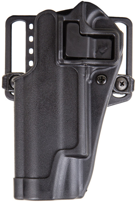 Blackhawk 410503BKL Serpa CQC  OWB Size 03 Matte Black Polymer Belt Loop/Paddle Fits 1911 Government & Clones Left Hand                                                                                 