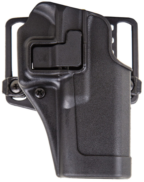 Blackhawk 410520BKR Serpa CQC  OWB Size 20 Matte Black Polymer Belt Loop/Paddle Fits S&W J Frame Fits 2" Barrel Right Hand                                                                              
