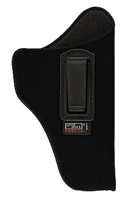 Uncle Mike's 89021 Inside The Pants Holster IWB Size 02 Black Suede Like Belt Clip Fits Med/Intermediate DA Revolver Fits 4" Barrel Right Hand                                                          