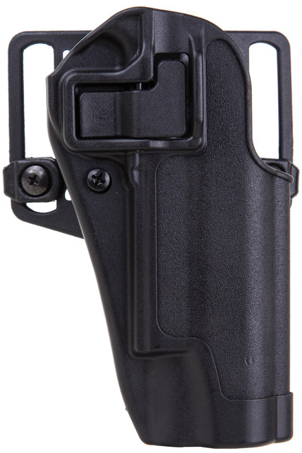 Blackhawk 410503BKR Serpa CQC  OWB Size 03 Matte Black Polymer Belt Loop/Paddle Fits 1911 Government & Clones Right Hand                                                                                