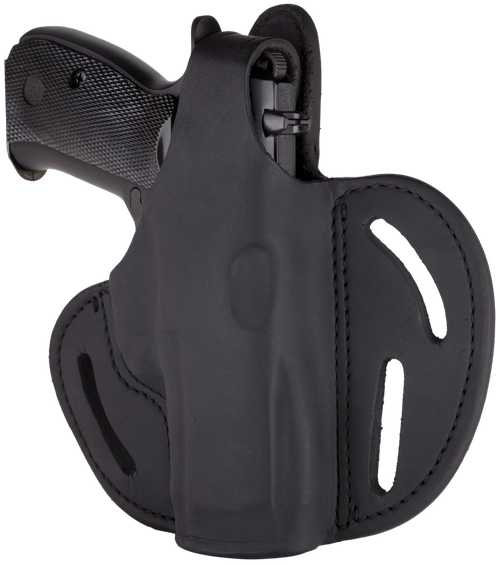 1791 Gunleather BHX5SSBLR BHX  OWB 05S Stealth Black Leather Belt Slide Fits Sig P320 Carry/Springfield XD-M Compact                                                                                    