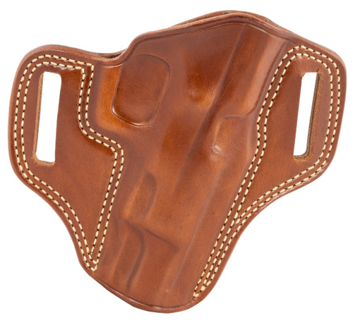 Galco CM222 Combat Master  OWB Tan Leather Belt Slide Fits CZ 75B Right Hand                                                                                                                            