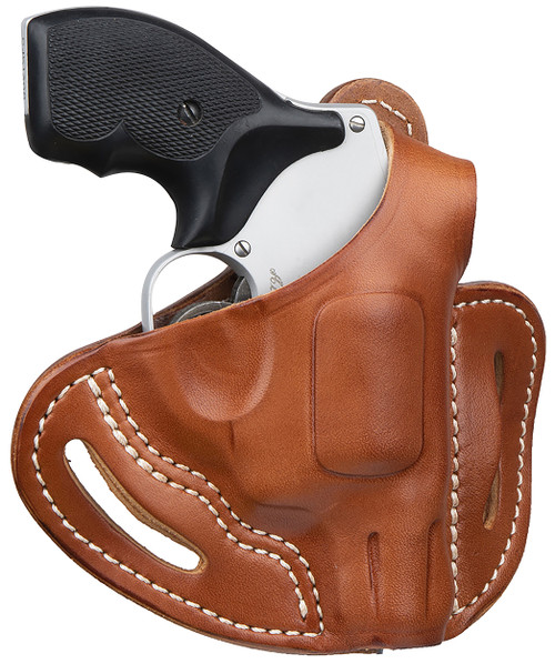 1791 Gunleather RVHX1CBRR RVHX-1  OWB Size 01 Classic Brown Leather Belt Slide, J-Frame, Right Hand                                                                                                     