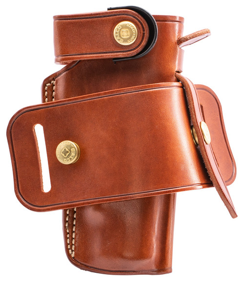 Galco IRO212 Ironhide  OWB Tan Leather Belt Slide Fits 1911 Ambidextrous                                                                                                                                
