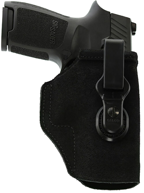 Galco TUC894B Tuc-N-Go 2.0 Strongside/Crossdraw IWB Black Fits Sig P365 Ambidextrous                                                                                                                    
