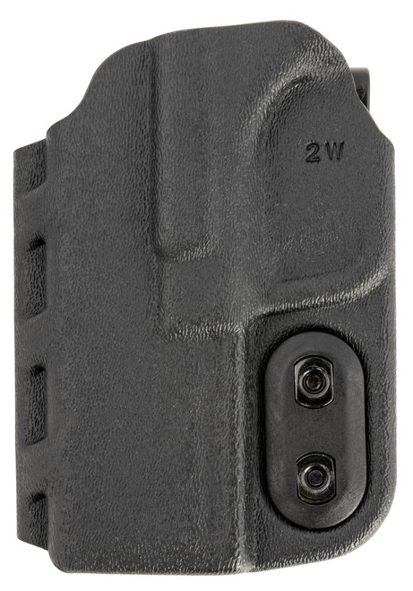 DeSantis Gunhide 137KJ2WZ0 Slim-Tuk  IWB Black Kydex Belt Clip Fits Springfield Hellcat Pro Belt 1.75" Wide Ambidextrous                                                                                