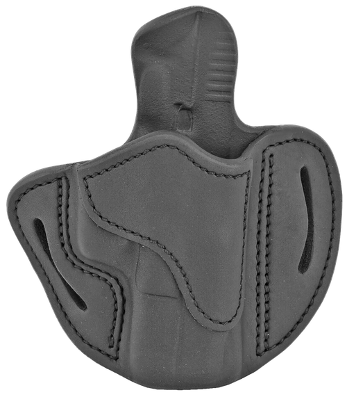 1791 Gunleather ORBH21SBLR BH2.1 Optic Ready OWB Size 2.1 Stealth Black Leather Belt Slide Compatible w/Glock 17/S&W M&P Shield/Springfield XD Right Hand                                               