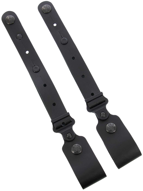 Galco MC2TDB Horizontal Shoulder System Tie Down Set 2.0 Black Full Grain Leather Ambidextrous                                                                                                          
