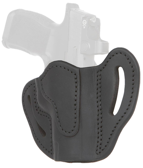 1791 Gunleather ORBHCMAXSBLR BHC MAX Optic Ready OWB Compact Stealth Black Leather Belt Slide Compatible w/Sig P365 XL/Glock 48 Right Hand                                                              
