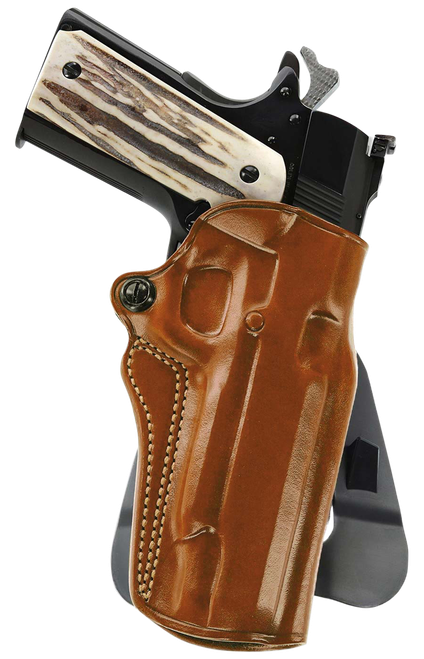 Galco SM2-652 Speed Master 2.0 OWB Tan Leather Paddle Fits Mossberg MC1sc/Ruger Max-9/S&W M&P Shield Plus/Shield 3"9/40 & 2.0 9/40 Right Hand                                                           