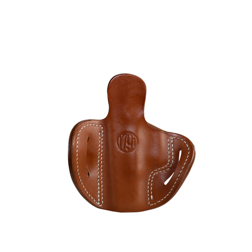 1791 Gunleather ORBH21CBRR BH2.1 Optic Ready OWB Size 2.1 Classic Brown Leather Belt Slide Compatible w/Glock 17/S&W M&P Shield/Springfield XD Right Hand                                               