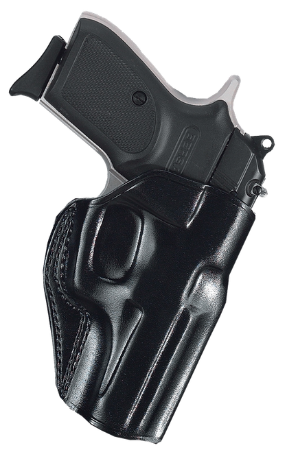 Galco SG600B Stinger  OWB Black Leather Compatible w/Sig P365/P365 SAS/Glock 42 Compatible w/ Belt Loop Mount Right Hand                                                                                