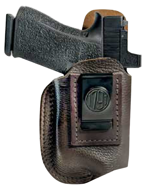 1791 Gunleather ORLBFCD4BRWR Fair Chase Light Bearing IWB Size 04 Brown Leather                                                                                                                         