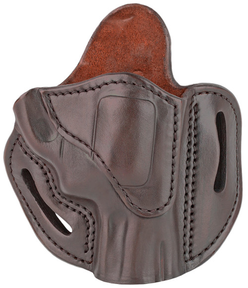 1791 Gunleather RVH2SSBRR RVH2S  OWB Size 02S Signature Brown Leather Belt Slide Fits S&W K Frame Right Hand                                                                                            
