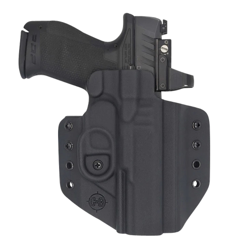 C&G Holsters 1206100 Covert  OWB Black Kydex Belt Loop Fits Walther PDP 4.5" Right Hand                                                                                                                 