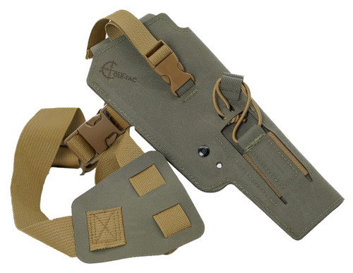 Cole-tac VW214 Varmint Wrangler Pistol Holder Ranger Green Left Hand                                                                                                                                    