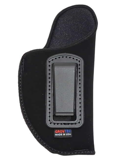 GrovTec US Inc GTHL14101R Inside The Pants  IWB Size 01 Black Suede Belt Clip Fits Med Semi-Auto 3-4" Barrel Right Hand                                                                                 