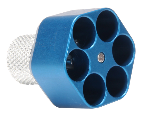 Pachmayr 02654 Competition Speedloader made of Aluminum with Blue Finish for S&W L Frame Holds up to 6rds                                                                                               