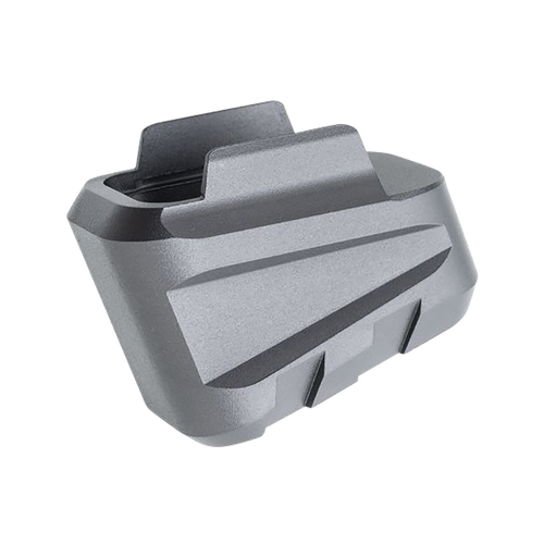 Tyrant CNC TDP320MAGEXGREY  Magazine Extension Fits Sig P320 5rd Grey Aluminum                                                                                                                          