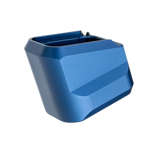 Tyrant CNC TDVP9MAGEXBLUE Magazine Extension  Fits H&K VP9/VP40/VP30 5rd Blue Aluminum                                                                                                                  