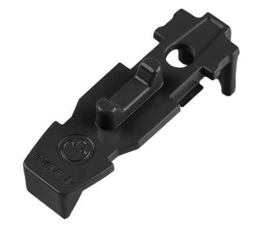 Magpul MAG804-BLK Tactile Lock-Plate Type 2 Made of Polymer w/ Black Finish & 1/8" Double Ridge for PMAG 10/20/30 AR/M4 GEN M3/AR 300 B GEN M3 Floor Plates/5 Per Pack                                  