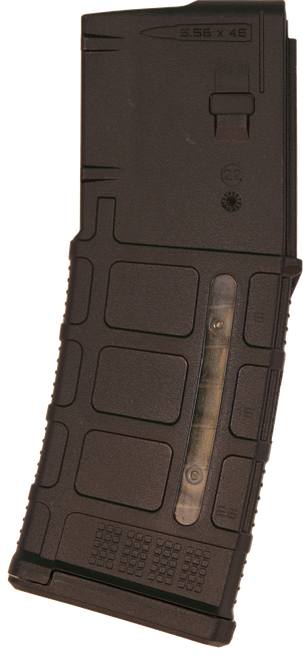 Magpul MAG556BLK PMAG GEN M3 30rd Detachable w/Capacity Window 223 Rem/5.56x45mm NATO Fits AR-15/M16/M4 Black Polymer                                                                                   