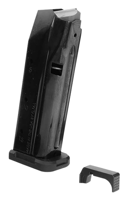 Shield Arms S15STARTERKITG3 S15 Magazine Gen 3 15rd 9mm Luger Compatible w/Glock 43/48 Black Steel                                                                                                      