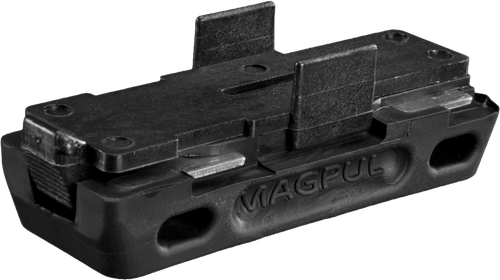 Magpul MAG024-BLK L-Plate  Made of Stainless Steel w/ Overmolded Santoprene Rubber & Black Finish for 5.56x45mm NATO USGI 30-Round Aluminum Magazines/ 3 Per Pack                                       