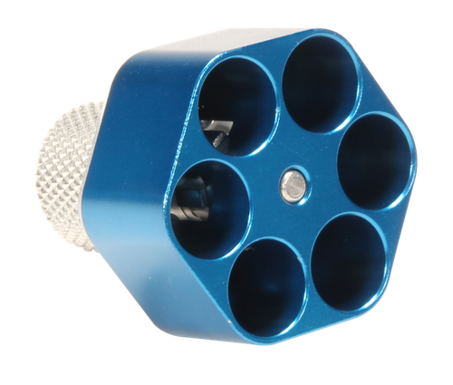 Pachmayr 02652 Competition Speedloader made of Aluminum with Blue Finish for S&W K Frame Holds up to 6rds                                                                                               