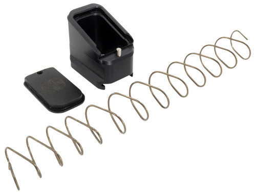 Shield Arms CZP10CME5BLK Magazine Extension  for CZ P10-C/P07, 5rd (9mm), 4rd (40S&W), Black Aluminum                                                                                                   