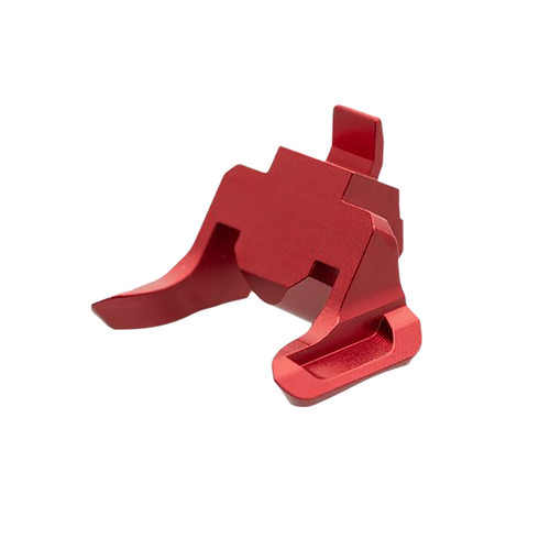 Tyrant CNC TDVP9ERED Extended Magazine Release  9mm/40 S&W Fits Heckler & Koch VP9/VP40 Red Aluminum                                                                                                    