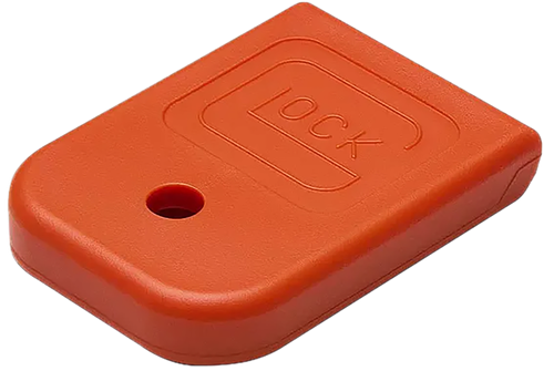 Glock 50965  Floor Plate Fits Glock 17/19/19X/22/23/24/26 Orange Polymer                                                                                                                                