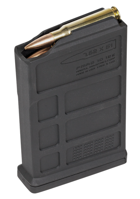 Magpul MAG579BLK PMAG  Black AICS 10rd 6.5 Creedmoor/308 Win/7mm-08 Rem/260 Rem/243 Win/7.62x51mm NATO for Short Bolt Action Rifles                                                                     