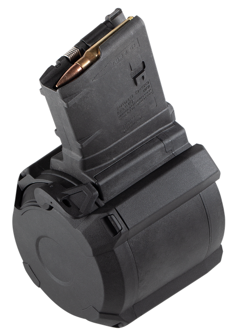 Magpul MAG993BLK PMAG GEN M3 50rd Drum 308 Win/7.62x51mm NATO Fits AR-10/M110/SR25 Black Polymer                                                                                                        