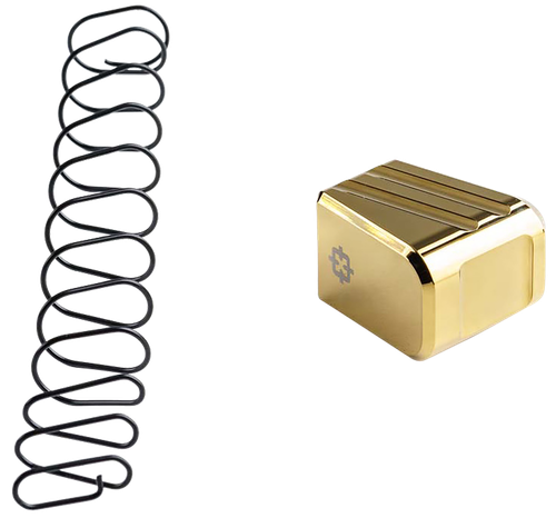 Cross Armory CRG+5MEG19GD Magazine Extension  Fits Glock 19/23/32 Gen 1-5 5rd Gold Aluminum                                                                                                             