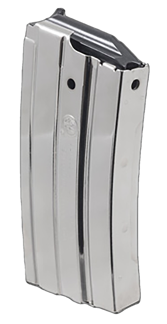 Ruger 90013   20rd 223 Rem Fits AR Platform Silver Nickel                                                                                                                                               